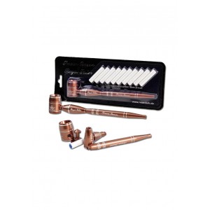 Screen Queen Pfeife mit Royal Filter Adapter Bronze 17 cm