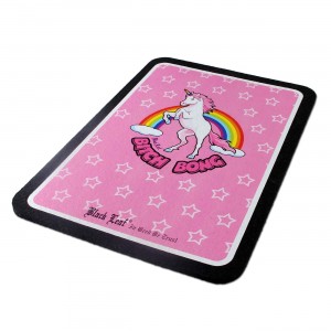 Black Leaf Dab Mat - Bitch Bong