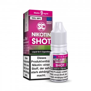 SC Nikotin Shot 9 mg 30PG/70VG 10 ml