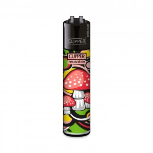 CLIPPER Feuerzeug Mushroom pink