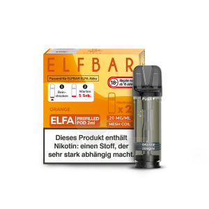 ELFBAR Elfa Orange Pod 20 mg (2 Stück pro Packung)