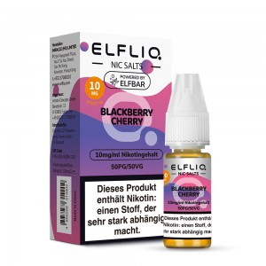 ELFBAR Elfliq Blackberry Cherry Nikotinsalz Liquid 10ml