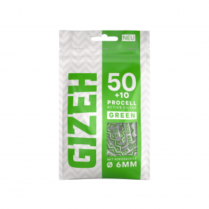 GIZEH ProCell Active Filter 6mm 50 + 10er Grün