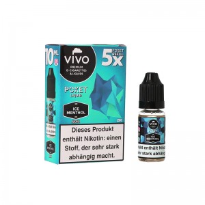 VIVO Poket Salt Liquid Ice Menthol 20 mg 10 ml