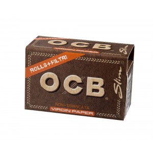 OCB unbleached Virgin Rolls + Tips Heftchen einzeln