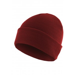 MasterDis Beanie Basic Flap kastanienbraun