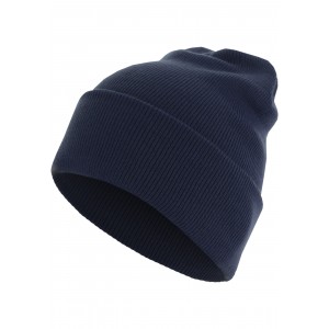 MasterDis Beanie Basic Flap blau