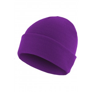 MasterDis Beanie Basic Flap lila