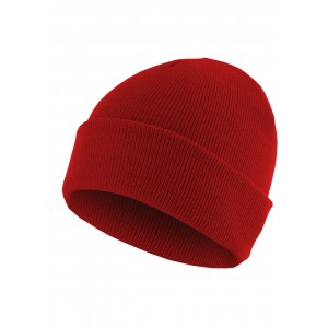 MasterDis Beanie Basic Flap rot