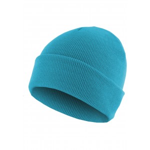 MasterDis Beanie Basic Flap türkis