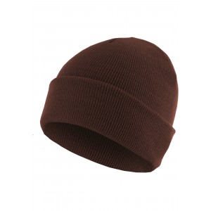 MasterDis Beanie Basic Flap braun