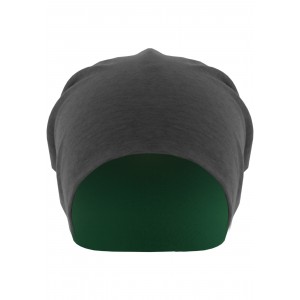 MasterDis Jersey Beanie reversible grau/grün