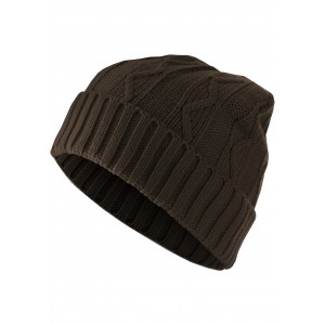 MasterDis Beanie Cable Flap braun