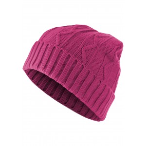 MasterDis Beanie Cable Flap magenta