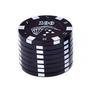 Champ High Poker Chips Grinder 3-teilig schwarz