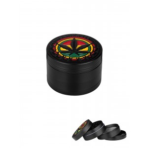 Dreamliner Grinder Hanfblatt rasta