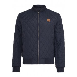 URBAN CLASSICS Diamond Quilt Nylon Jacke (navy)