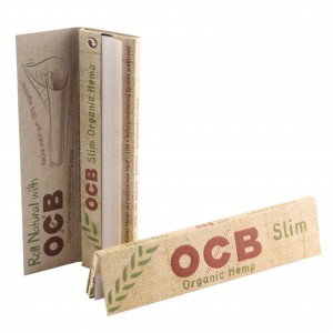 OCB Organic Hemp King Size Slim Papers Heftchen einzeln