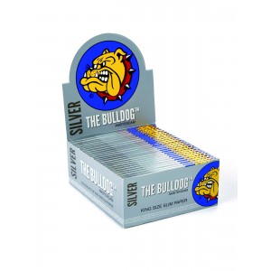 The Bulldog Silver Rolls King Size Slim Endlospaper einzeln 