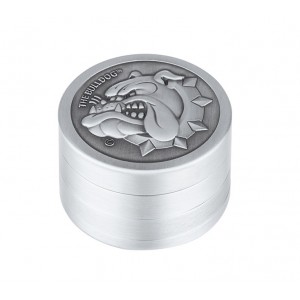 The Bulldog Metall-Grinder Ø 50 mm 4-teilig silber