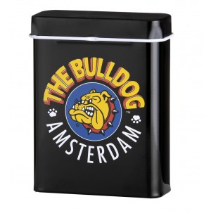 The Bulldog Zigarettenbox Metall schwarz