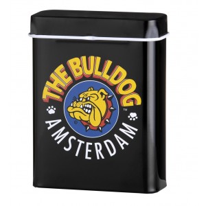 The Bulldog Zigarettenbox Metall schwarz