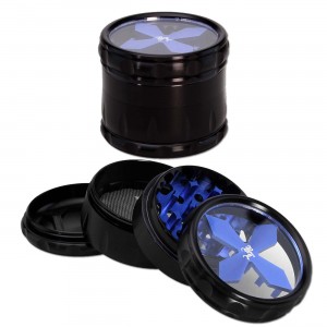 Black Leaf Cross Grinder 4-tlg. blau