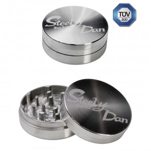 Black Leaf Edelstahl Grinder "Steely Dan" Ø 38,6 mm 2-teilig