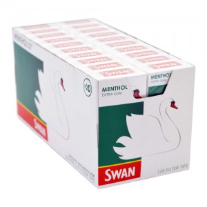 Swan Menthol Extra Slim Knickfilter 20er Großpackung