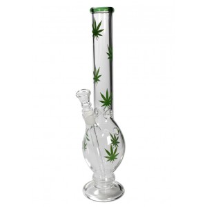 Black Leaf Glasbong Ice Hanfblätter 40 cm
