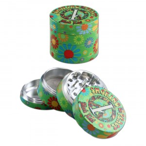 Black Leaf 'Smoking for Peace' Alu-Grinder 4-tlg.