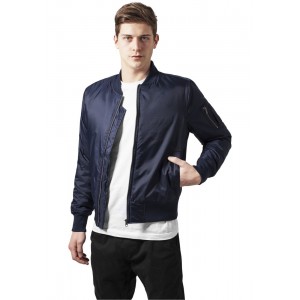 URBAN CLASSICS Basic Bomber Jacke (navy)