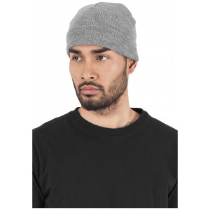 YUPOONG Beanie Heavyweight heather grey