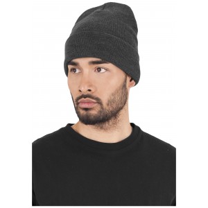 YUPOONG Long Beanie Heavyweight charcoal