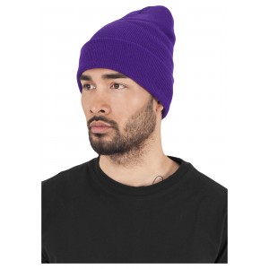 YUPOONG Long Beanie Heavyweight lila