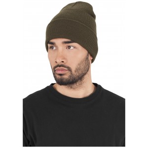 YUPOONG Long Beanie Heavyweight olive