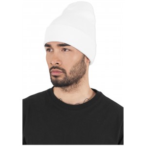 YUPOONG Long Beanie Heavyweight weiß
