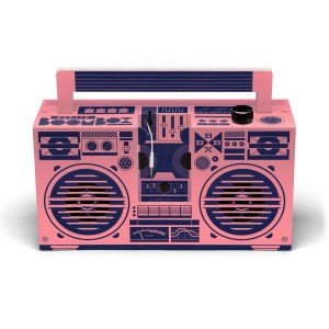 Berlin Boombox Lautsprecher Pink