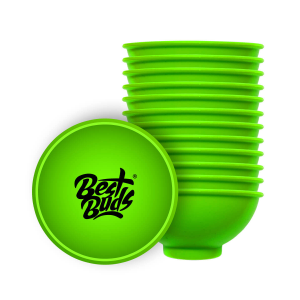 Best Buds Silikon Mischschale 7cm Grün-Schwarz