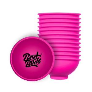 Best Buds Silikon Mischschale 7cm Pink-Schwarz