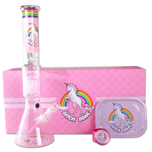 BLACK LEAF Kofferbong Bitch Bong Kolben Armperko