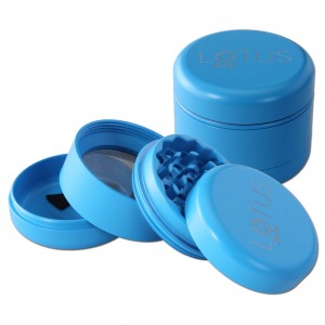 BLACK LEAF Lotus Grinder Ø 55 mm 4-teilig Schwarz