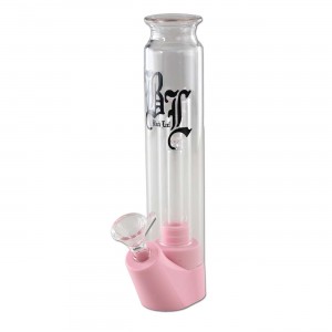 Black Leaf Bird Bong rosa/pink