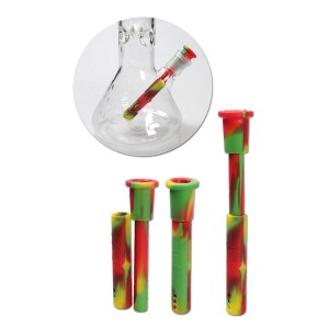 Black Leaf Lochdiffusor Chillum Silikon Rasta