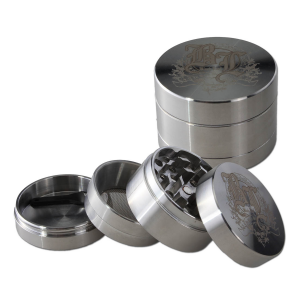 Black Leaf Edelstahl Grinder Ø 50 mm 4-teilig 