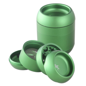BLACK LEAF Grinder Fässchen Ø 50 mm 4-teilig grün