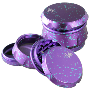 BLACK LEAF Alu Grinder Ø 62 mm 4-teilig lila