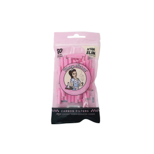 50 Blazy Susan PURIZE XTRA Slim Size Aktivkohle Filter pink 6 mm