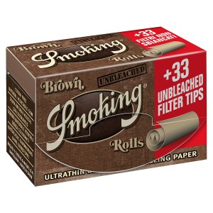 Smoking Brown Rolls + Tips Endlospaper einzeln