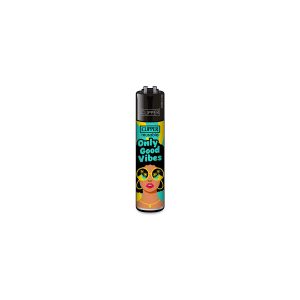 CLIPPER Feuerzeug Girls Only Good Vibes